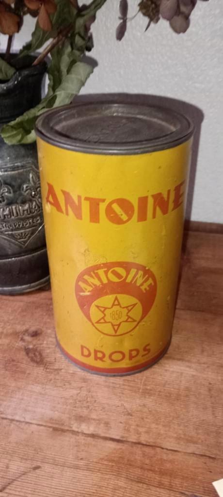 Ancienne boite Drops confiserie Antoine, Collections, Marques & Objets publicitaires, Utilisé, Emballage, Enlèvement ou Envoi