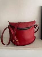 Delvaux handtas in bordeaux kleur - pin, Handtassen en Accessoires, Ophalen of Verzenden, Gebruikt, Rood, Schoudertasje
