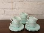 ARCOPAL FRANCE.. koffieset.. Opaline groen... 60's!!, Ophalen of Verzenden