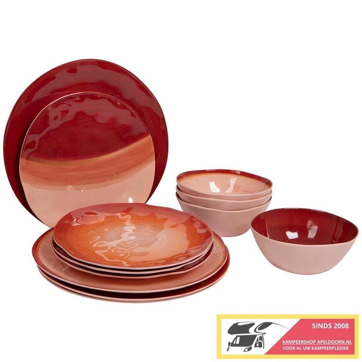 Bo-Camp servies halo Terra, Caravans en Kamperen, Caravanaccessoires, Nieuw, Ophalen of Verzenden