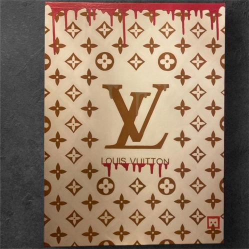 Originele handgeschilderd schilderij Louis Vuitton, Antiek en Kunst, Kunst | Schilderijen | Modern, Ophalen of Verzenden