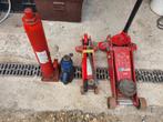lot Hydraulische autokrik - 2,5-4-8-5 ton in perfecte staat, Ophalen of Verzenden, Zo goed als nieuw, Hydraulisch, Garagekrik