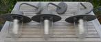 3 Buiten Wandlampen, Wandlamp, Ophalen of Verzenden, Waterbestendig, IJzer