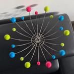 Vintage sputnik fruitschaal spoetnik mand retro vintage, Enlèvement ou Envoi, Rond, Comme neuf, Synthétique