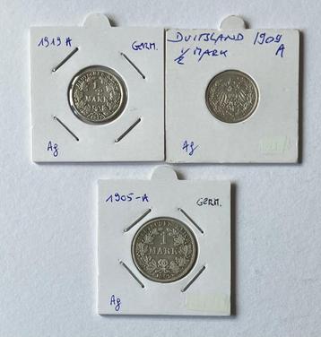 Duitse oude munten (Duitse Rijk) beschikbaar voor biedingen
