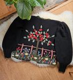 Vintage INZY handgebreid wollen vest Tirools romy Boomsma, Kleding | Dames, Niet ingevuld, Ophalen of Verzenden, Zo goed als nieuw