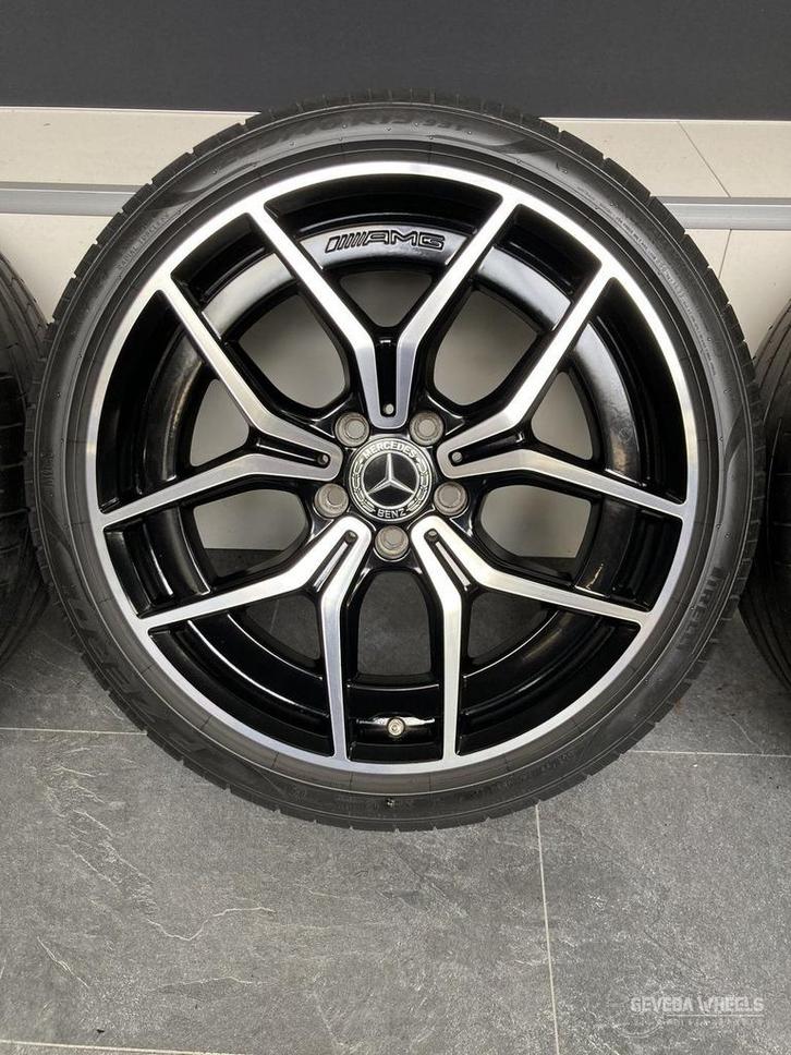 19” originele Mercedes C W206 AMG velgen + banden 5x112 A206, Auto-onderdelen, Banden en Velgen, Banden en Velgen, Zomerbanden