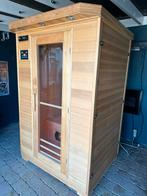 COMBI SAUNA - INFRAROOD EN OPGIETKACHEL, Ophalen of Verzenden, Zo goed als nieuw, Fins of Traditioneel, Complete sauna