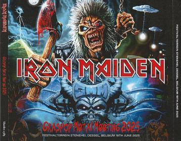 2 CD's + DVD - IRON MAIDEN - Live Graspop 2025 beschikbaar voor biedingen