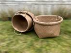 RIETEN MAND SET VAN 3. ZEEGRAS HANDMADEzz. Ø35/40/45cm. NEW!, Huis en Inrichting, Mand, Rond, Nieuw, Ophalen of Verzenden