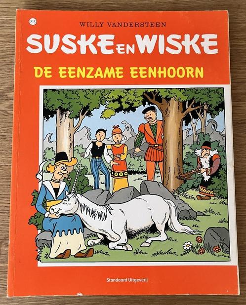 Suske en Wiske - De eenzame eenhoorn -213(2003) Strip, Boeken, Stripverhalen, Zo goed als nieuw, Eén stripboek, Ophalen of Verzenden