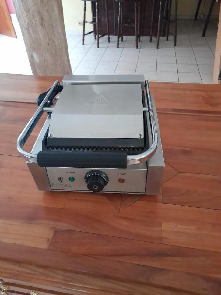 Grill à Panini-Contact Grill professionnel -Marque Royal, Zakelijke goederen, Horeca | Keukenapparatuur, Fornuis, Frituur en Grillen