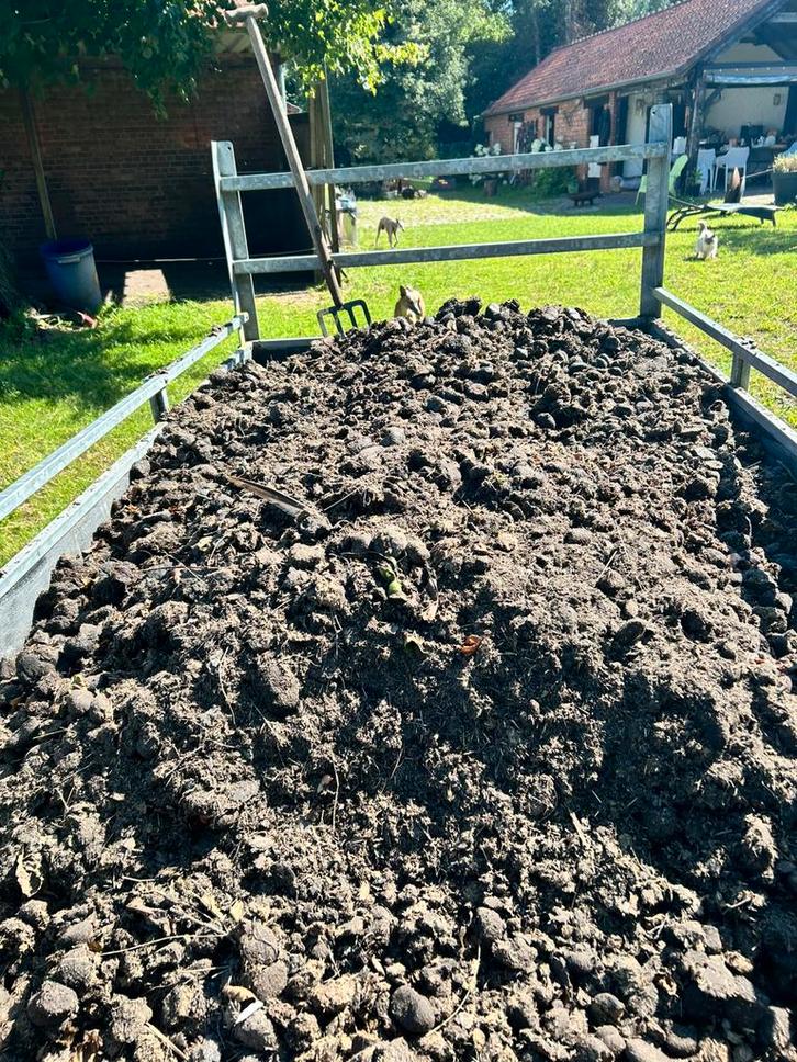Remork Paardenmest/ezelmest (uitsluitend de inhoud), Tuin en Terras, Grind, Keien en Split, Zo goed als nieuw, Ophalen