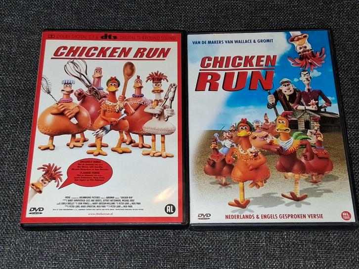 Dvd Chicken run Engels-Vlaams / engels-Nederlands, Cd's en Dvd's, Dvd's | Tekenfilms en Animatie, Zo goed als nieuw, Amerikaans