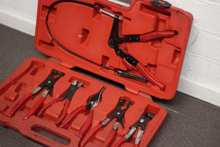 slangklemmen tangen set, Doe-het-zelf en Bouw, IJzerwaren en Bevestigingsmiddelen, Gebruikt, Ophalen of Verzenden