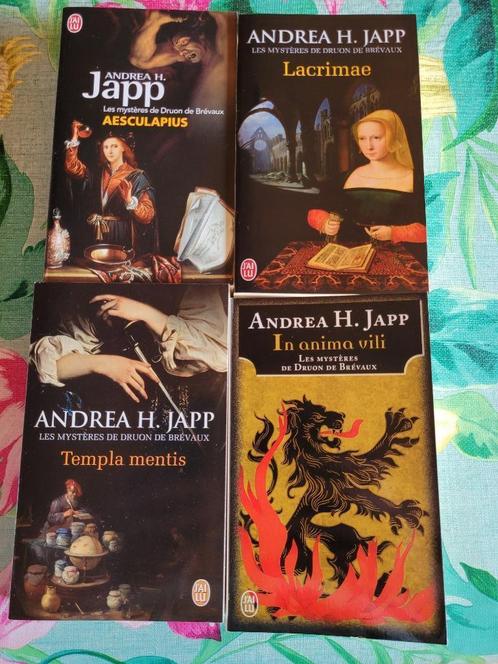 Andrea H. Japp - Les mystères de Druon de Brévaux (la série), Livres, Romans, Comme neuf, Enlèvement