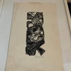 Lithografie „Film” - Gerard Gaudaen, Antiek en Kunst, Ophalen of Verzenden