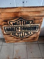 Decoratie in hout Harley Davidson, Jardin & Terrasse, Comme neuf, Enlèvement ou Envoi