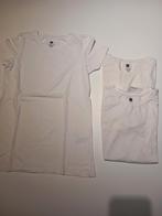 3 Witte  t-shirts 12 jaar, Kinderen en Baby's, Kinderkleding | Maat 152, Meisje, Zo goed als nieuw, Ophalen