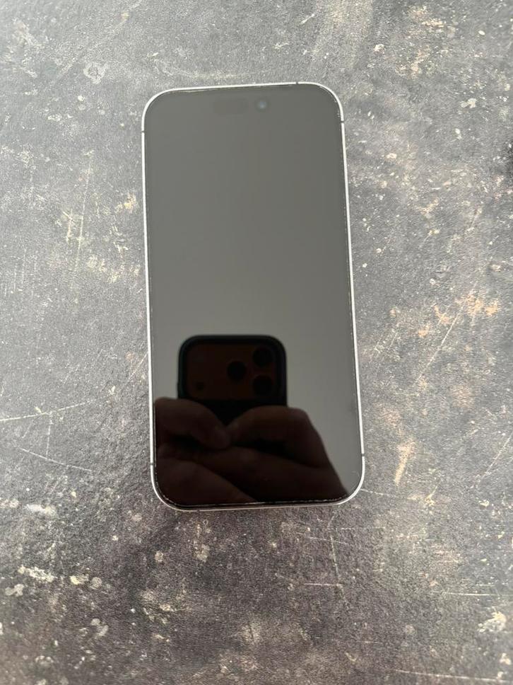 Iphone 14pro met lader, Telecommunicatie, Mobiele telefoons | Apple iPhone, Zo goed als nieuw, 128 GB, iPhone 14, Ophalen