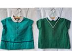 2 babykleedjes 'Groeten uit 1960' in British Racing Green, Kinderen en Baby's, Ophalen of Verzenden, Jongetje of Meisje, Zo goed als nieuw