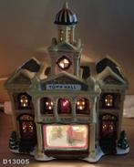 Keramiek Verlichte Kersthuisjes, Ophalen of Verzenden, Zo goed als nieuw