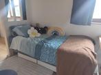 Boxspring 1 pers, incl matras,dekbed en lades, Ophalen, Eenpersoons, Zo goed als nieuw, 80 cm