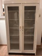 Stijlvolle vitrinekast, Huis en Inrichting, Kasten | Vitrinekasten, Ophalen, 100 tot 150 cm, Oud Franse vitrinekast, 25 tot 50 cm