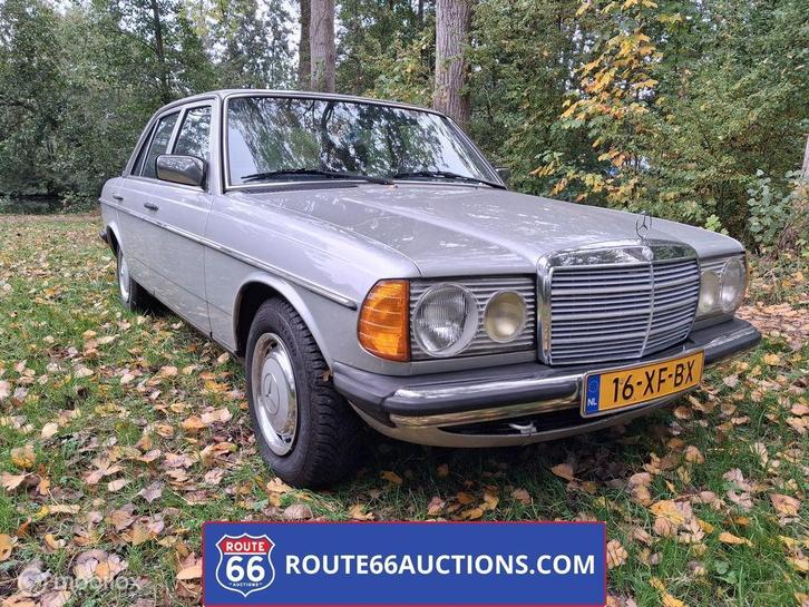 Mercedes-Benz 230E | 1982 | Route 66 Auctions, Auto's, Oldtimers, Bedrijf, Te koop, Mercedes-Benz, Benzine, Overige carrosserie