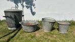 Zinken tuinaccessoires, Ophalen, Gebruikt, Metaal, Tuin