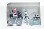 Busch modelauto in mini-vitrine, schaal 1:87,Smart Christmas, Ophalen of Verzenden, Nieuw, Auto, Overige merken