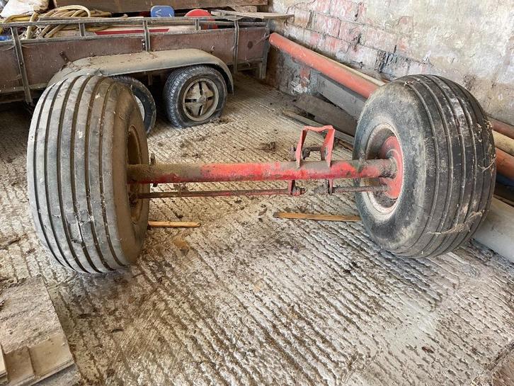 enkelas van kipwagen zwaar model, Zakelijke goederen, Landbouw | Onderdelen | Banden, Velgen en Assen, Ophalen