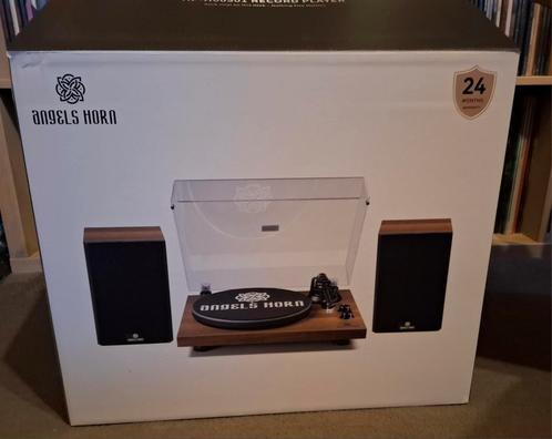 Platine vinyle Angel Horn neuve avec enceintes et Bluetooth, Audio, Tv en Foto, Platenspelers, Nieuw, Platenspeler, Overige merken