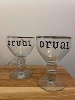 Bierglas Orval, 2 stuks, Ophalen of Verzenden, Zo goed als nieuw, Bierglas