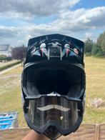 motorcrosshelm + bril 100%, Motos, Vêtements | Casques de moto, XS, Seconde main, Casque off road, Shark