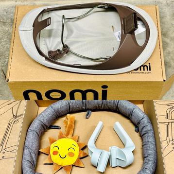 Evomove Nomi newborn baby relax base + Nomi Play Arch