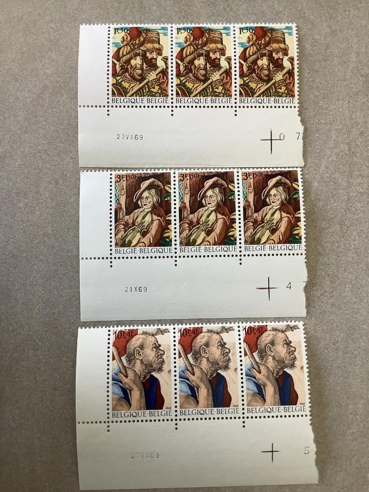 Belgische postzegel Obp nrs 1505/07, Postzegels en Munten, Postzegels | Europa | België, Postfris, Frankeerzegel, Overig, Postfris