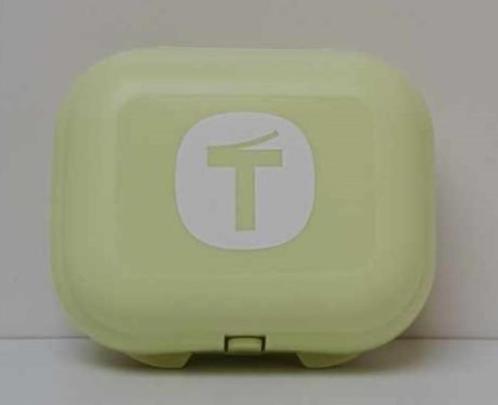 Tupperware™ « Snackbox - Big T » groen, Huis en Inrichting, Keuken | Tupperware, Nieuw, Bus of Trommel, Groen, Wit, Verzenden