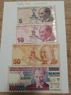 bankbiljetten Turkije te koop, Ophalen of Verzenden, Overige landen, Los biljet