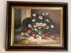 Stilleven met bloemen, incl. lijst - opruiming, Antiek en Kunst, Kunst | Schilderijen | Klassiek, Ophalen