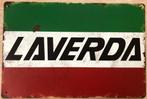 Metalen LAVERDA vintage look wandplaat - 20x30cm, Ophalen of Verzenden, Nieuw, Reclamebord