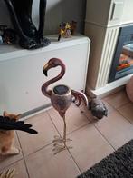 flamingo  en    reiger. Hoogte 80  beide., Ophalen of Verzenden, Zo goed als nieuw