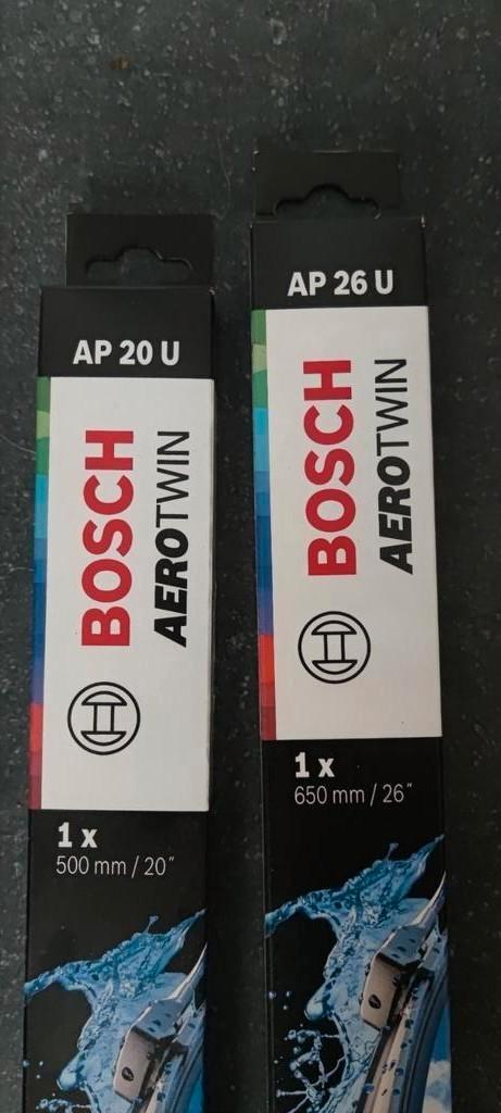 Bosch Aerotwin ruitenwissers AP20U en AP26U, Autos : Pièces & Accessoires, Vitres & Accessoires, Audi, BMW, Ford, Jeep, Mini, Peugeot