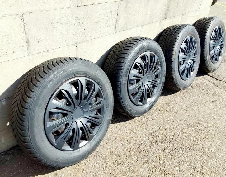Pneus hiver 185/65-14 originales Citroën/Peugeot, Auto-onderdelen, Banden en Velgen, Banden en Velgen, Winterbanden, 14 inch, 185 mm