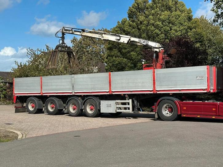 Floor 4 assen Hiab 130r KLEM (bj 2003), Auto's, Vrachtwagens, Bedrijf, Te koop, Aanhangers en Opleggers, Overige brandstoffen
