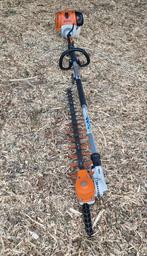 Location taille haie perche stihl km130r, Tuin en Terras, Ophalen, Zo goed als nieuw