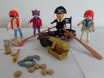 Playmobil Pirates avec barque - vintage - années 1989/1990, Utilisé, Enlèvement ou Envoi, Playmobil en vrac