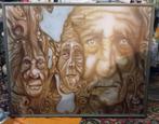 kunstwerk met trollen 103x84 cm, Ophalen, Zo goed als nieuw, 100 tot 125 cm, 75 cm of meer
