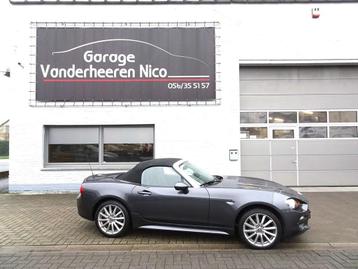 Fiat 124 Spider 1.4i Turbo NAVI,CAMERA,LEDER,KEYLESS,CRUISE,, Autos, Cuir, Argent ou Gris, Achat, Euro 6
