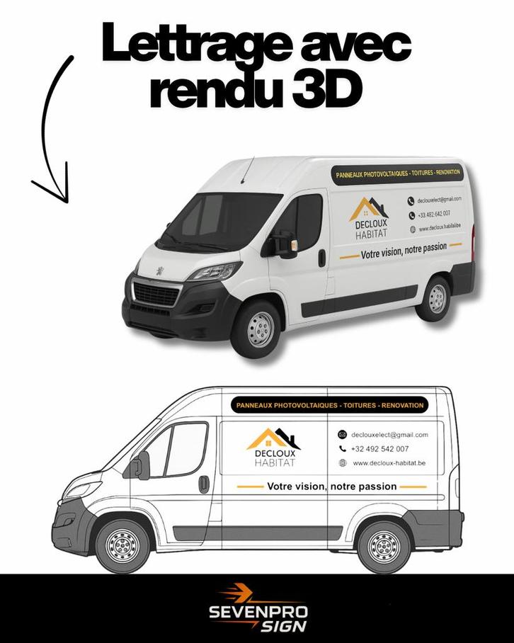 Voertuigbelettering | Textielaanpassingen | Bachês Sticker, Diensten en Vakmensen, Promotie- en Reclamebureaus, Conceptontwikkeling